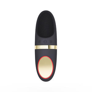 แปรงซิลิโคนสำหรับขัดผิวขนาดเล็กสำหรับใช้ในโรงแรมที่นวดด้วยแสง LED สีแดงสีฟ้าอ่อน - Product Image 1