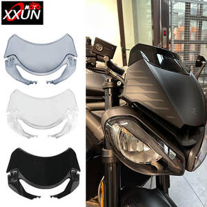 Xxun กระจกบังลมหน้ารถมอเตอร์ไซด์อุปกรณ์เสริมสำหรับ RS765 Triumph <span class=keywords><strong>Street</strong></span> <span class=keywords><strong>Triple</strong></span> R765 2020 <span class=keywords><strong>2021</strong></span> 2022 - Product Image 1