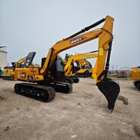 Excavatrice d'occasion de haute qualité de marque chinoise Sany135c, moteur Isuzu, moteur PLC, boîte de vitesses, pompe, hydraulique Kawasaki, roulement, 13,5 tonnes