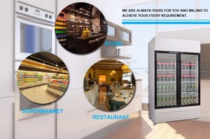 Bán buôn OEM đứng hiển thị thẳng đứng <span class=keywords><strong>Showcase</strong></span> tủ đông cho siêu thị congelador lạnh uống tủ lạnh bia tủ lạnh - Product Image 5