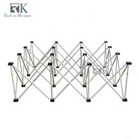 Plateforme de scène pliable avec support en aluminium Spider, scène portable pour événements