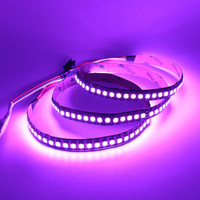 Светодиодная лента 5050 RGB, 5В, IC WS2812B, 144 светодиода/м, Epistar, 12мм, голосовое управление, USB