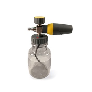 PROWORKZ Anpassbare Schaumkanone mit Rutschfestem Griff, Skalierungslinien, Schwerkraftkugel, Doppelgewinde & Luftablassventil, Einstellbarer Winkel - Product Image 1