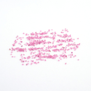 Saphir rose naturel de haute qualité, couleur rose, forme ronde, taille 0,8 mm - Product Image 5