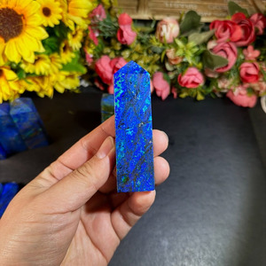 Venta al por Mayor de Piedras de Cristal de Azurita Talladas en Estilo Bohemio, Decoración Única para el Hogar y Regalos para Días Festivos - Product Image 1