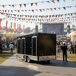 Remorque toilettes exécutives, toilettes mobiles exécutives avec douche, toilettes portables pour personnes âgées, toilettes pour remorque TuneFood - Product Image 6