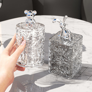 Toothpick Holder Glacier Pattern Plastic Durable Home Living Room Storage Box Cotton Swab Dental Floss Container - Product Image 4