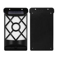 Extérieur Étanche IP65 66 LED Solaire Passerelle Portail Porte Mur Flamme Lumière pour Garage Patio Jardin Allée Cour, portail, cour