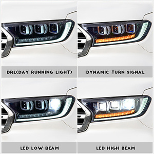 HCMOTIONZ montaje de lámpara delantera LED de fábrica 2015-2020 para Ford Ranger Compatible 6000K Faro de coche para T6 T7 VT4 4X4 Pickup Arqu - Product Image 3