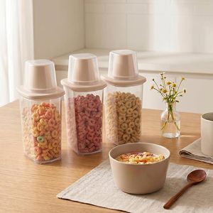 Modern Design Injection Molded Sustainable Kitchen Storage Box Sealed Food-Grade PP <b>Plastic</b> <b>Square</b> Multifunction Dry Goods Jar - Product Image 2
