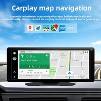 Autoradio portable sans fil CarPlay 10,26 pouces, lecteur MP5, radio FM, caméra de recul