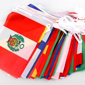 Sản Phẩm Khuyến Mại Bán Buôn 100% Polyester <span class=keywords><strong>Bunting</strong></span> Chuỗi Cờ Khuôn Viên Activitiesthe Cửa Hàng Đã Mở Trang Trí Chuỗi Cờ - Product Image 1