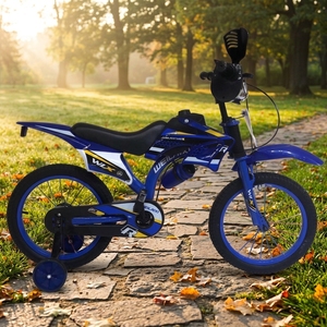 Prix direct usine Moto électrique pour enfant 12 14 16 18 pouces, Vélo enfant, Moto tout-terrain stylée avec musique - Product Image 3