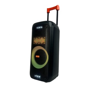 Karaoke Hoparlörü Kablosuz Mikrofon RGB LED 8" 80W Pil Güçlü Dış Mekan Performansı İçin Cep Telefonu ile Kullanılabilir (Stokta Mevcut) - Product Image 2
