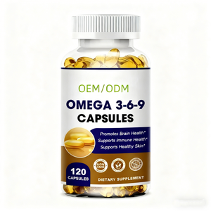 Venta Directa de Fabricantes OEM de Cápsulas de Aceite de Pescado Omega-3 Personalizadas, Suplementos Alimenticios Naturales de Marca Propia - Product Image 1
