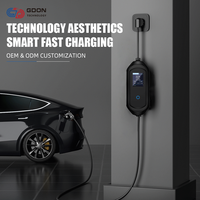 Chargeur de véhicule électrique portable GDON 11KW GB de niveau 2 à charge rapide pour la maison, station de charge intelligente pour véhicules électriques