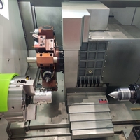 Machine-outil composite de tournage et de fraisage CNC TCK56Y avec rails trempés, tourelle entièrement automatique de haute précision.