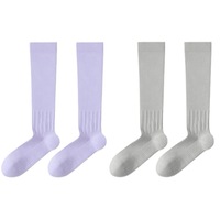 Chaussettes de compression athlétiques professionnelles sans couture pour femmes, style printemps/automne, élastiques, soutien musculaire, pression graduée