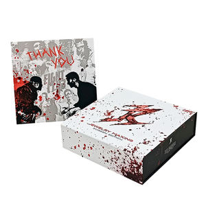 Boîte à bijoux magnétique en carton personnalisée, boîte cadeau pour bagues, pendentifs, colliers, emballages de bijoux, boîte à bijoux en carton - Product Image 1