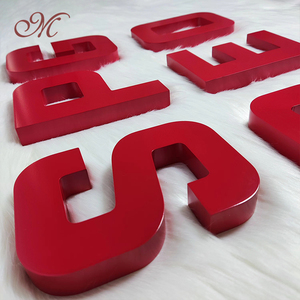 3D acrilico segno di Business Non illuminato bastone parete piccola lettera per la pubblicità montaggio a parete Logo per le aziende e gli edifici - Product Image 6