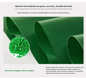 500gsm 600gsm đồng bằng PVC không thấm nước xe tải chở hàng che bạt tán cho bé trai và bé gái - Product Image 6