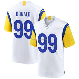 2024 Herren Los Angeles Trikot Maßgeschneiderte American Football Shirts mit Gestickten Logos Jugend-Sportuniformen Kurzarm für den Sommer - Product Image 6