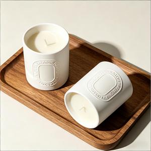 Bougie en cire de soja, aromathérapie, décoration d'intérieur, parfum floral végétal, durée de combustion de 40 à 60 heures, forme cylindrique - Product Image 2
