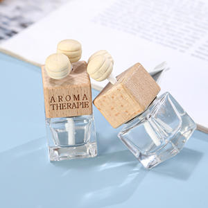 Car Air Vent Fragrance <b>Bottle</b> Perfume Refillable <b>Bottle</b> Air Conditioner Outlet <b>Empty</b> <b>Bottle</b> Creative Car Decor - Product Image 1