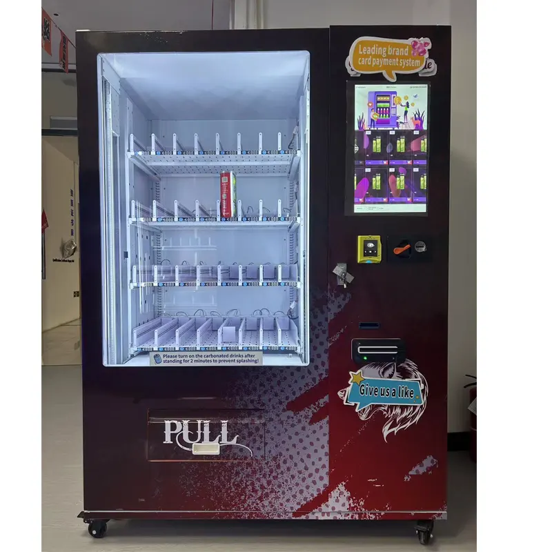 Aufzugs automat Frische Lebensmittel Salat Milch Tee Verkaufs automaten für Einzelhandel artikel