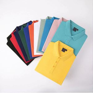 เสื้อยืดคอตตอนแท้ 100% สำหรับผู้ชาย ยี่ห้อ Custom Logo Company Homme ทรงปกติ รุ่น Camisa Polo Masculina ของแท้ - Product Image 1