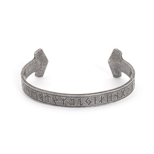 Brazalete de Moda de Acero Inoxidable con Runas Vikingas MECYLIFE, 24 Runas Nórdicas, Símbolo Vintage, Amuleto Protector <span class=keywords><strong>para</strong></span> Hombres y Novios - Product Image 6