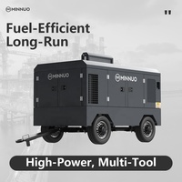 Compresseur d'air diesel haute pression 400 CFM portable pour le sablage