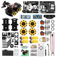 Tscinbuny ZYC0072 Placa de Desarrollo de Brazo Mecánico 4WD con Garra, Programación de Código Abierto, Funciones Inalámbricas, Montaje DIY, Educación