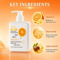 Crème hydratante éclaircissante à la vitamine C TWG OEM, unifie le teint, nourrissante, apaisante, à la niacinamide, crème hydratante pour le corps