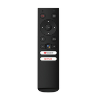Télécommande vocale BLE RF pour appareils électroménagers, avec 12 touches personnalisées, indicateur LED et piles AAA, pour AudioTV/Boîtier TV