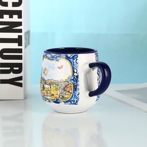 Tazas de Café de Cerámica Elegantes y Sencillas, Color Personalizado, Logotipo Impreso Personalizado, Tazas de Viaje de Sublimación de 13 oz - Product Image 4