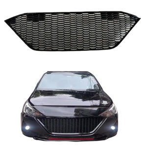 Grille avant en maille pour <span class=keywords><strong>Hyundai</strong></span> New <span class=keywords><strong>Accent</strong></span> 2021 <span class=keywords><strong>2022</strong></span> Verna Chrome Grille - Product Image 1
