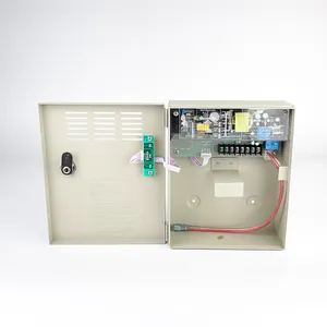 バックアップバッテリーメタルボックス付き12V5AUPSアクセス制御システム電源