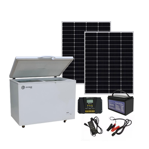 Congélateur solaire 100% 12/24V Auto BD/BC-158 158L pour usage domestique et commercial, réfrigérateur solaire écoénergétique - Product Image 3