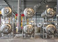 Réservoir à bière horizontal de 1000 L avec cuve sous pression, contrôle PLC, pompe en acier inoxydable
