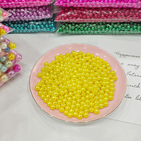 Perles ABS Rondes Amples Colorées de 4 à 16 mm en Promotion pour la Fabrication de Bijoux, DIY et Accessoires de Décoration de Robe de Mariée