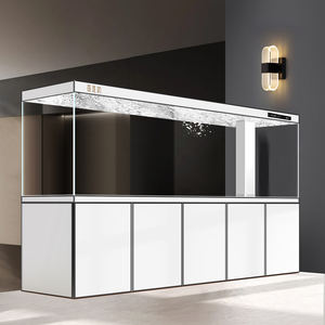 Acquario <span class=keywords><strong>di</strong></span> Lusso Rettangolare per Pesce Drago in Vetro <span class=keywords><strong>di</strong></span> <span class=keywords><strong>Design</strong></span> Ecologico da 25W per Soggiorno - Product Image 1