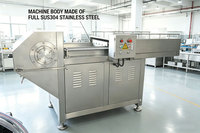 Trancheuse à viande congelée industrielle commerciale, machine automatique de traitement des saucisses, robuste, en acier inoxydable 304, 380V