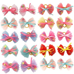 Corbatas de Moño Ajustables de Algodón/Poliéster para Perros Pequeños - Corbatas de Cuello para Cachorros con Estampados Surtidos para Navidad, Halloween y Verano - Product Image 6