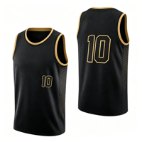 Ensemble de maillots de basket-ball personnalisés pour hommes, en maille respirante à séchage rapide, polyester, pour équipes universitaires et interneurales, vente en gros directe usine