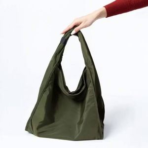 Free Sample Designer Fashion <b>Over</b> <b>The</b> <b>Shoulder</b> customized logo plain black tote <b>bag</b> - Product Image 6