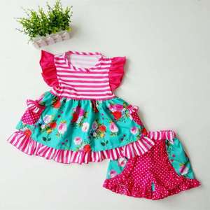 Conjuntos de Ropa para Hermanos al por Mayor de Alta Calidad, Vestidos con Diseño de Dinosaurios para Niñas, Ropa Infantil con Estampados de Primavera/Verano - Product Image 5