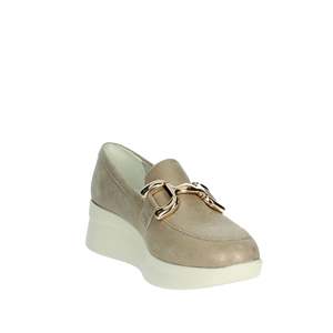 Cinzia <b>Soft</b> Women's Slip-On Platinum Platform Loafers Flat <b>Shoes</b> with Cushioned Faux Suede Upper - Product Image 4