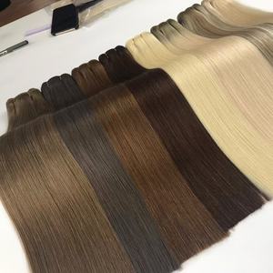 Ruili confezione da 50g di trama invisibile per geniale 100% cuticola umana grezza non trasformata in cuticola Remy allineata a mano allungata - Product Image 3