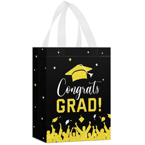 Customizable Non Woven Bags Reusable Graduation Tote Bag Eco Gift Advertisement Promotion Handheld Bag